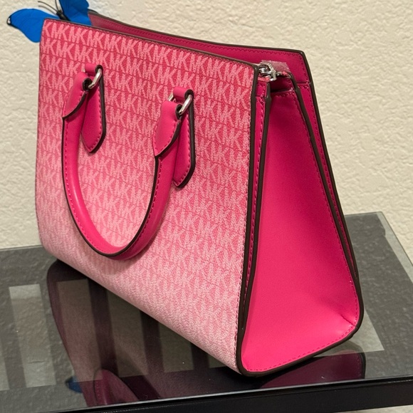 Michael Kors Dragonfruit Satchel Sheila nwt retail $558 - Picture 5 of 13